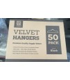 Zober 50 Pack Heavy Duty Velvet Hangers. 560 Boxes. EXW Los Angeles